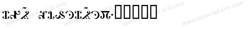 SVN TimesNew字体转换
